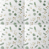 Eukalyptus Greenery Silver Dollar Gum Blüten Fliese