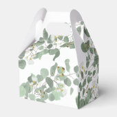 Eukalyptus Greenery Silver Dollar Gum Blüten Geschenkschachtel (Rückseite)