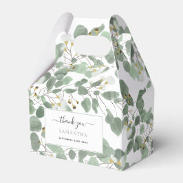 Eukalyptus Greenery Silver Dollar Gum Blüten Geschenkschachtel