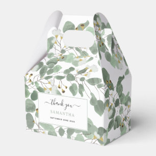 Eukalyptus Greenery Silver Dollar Gum Blüten Geschenkschachtel
