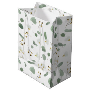 Eukalyptus Greenery Silver Dollar Gum Blüten Mittlere Geschenktüte