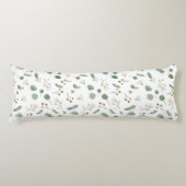 Eukalyptus Greenery Silver Dollar Gum Blüten Seitenschläferkissen (Vorderseite)