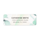 Eukalyptus Greenery Simple and Modern Wedding Labe (Vorne)