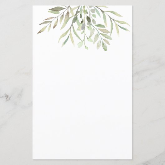 Eukalyptus Greenery Simple Wedding (Rückseite)