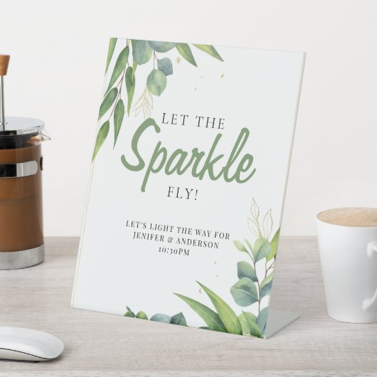 Eukalyptus Greenery Sockelschild (In SItu)