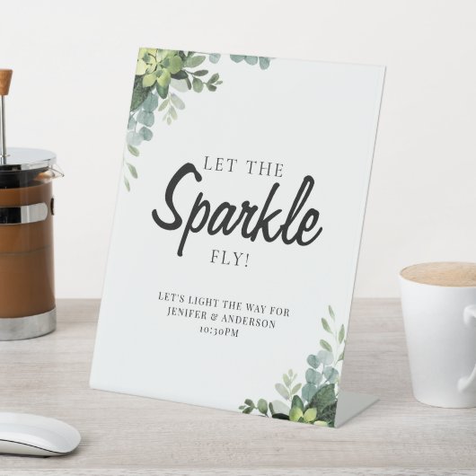 Eukalyptus Greenery Sockelschild (In SItu)