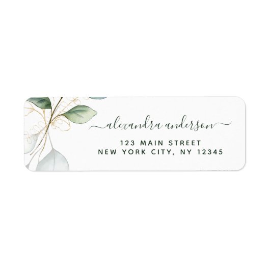 Eukalyptus Greenery Succulent Elegant Wedding (Vorne)
