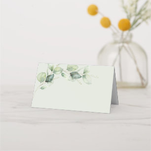 Eukalyptus Greenery Succulent Wedding Platzkarte