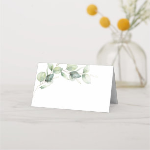 Eukalyptus Greenery Succulent Wedding Platzkarte
