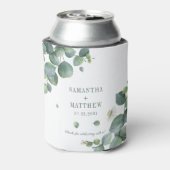 Eukalyptus Greenery Sukkulenter Polterabend Dosenkühler (Kanne Rückseite)