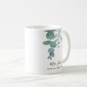 Eukalyptus Greenery Teacher  Kaffeetasse (VorderseiteRechts)