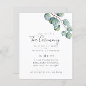 Eukalyptus Greenery Teezeremonie (Vorne/Hinten)