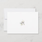 Eukalyptus Greenery UAWG RSVP Karte (Rückseite)