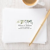 Eukalyptus Greenery Unexpected Classic Tour Adressaufkleber (Insitu)