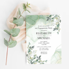 Eukalyptus Greenery Verlobung Einladung
