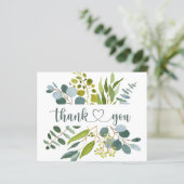 Eukalyptus Greenery Vielen Dank (Stehend Vorderseite)