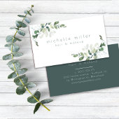 Eukalyptus Greenery Visitenkarte