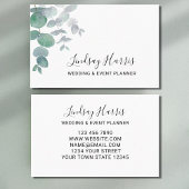 Eukalyptus Greenery Visitenkarte