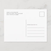 Eukalyptus Greenery Watercolor Brautparty Einladungspostkarte (Rückseite)