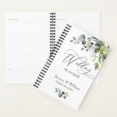 Eukalyptus Greenery Watercolor Hochzeitsplaner Planer (Anzeige)