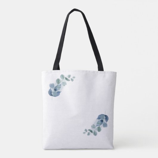Eukalyptus Greenery Wedding Brautparty Tasche (Rückseite)