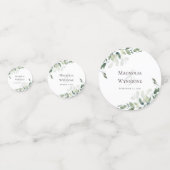 Eukalyptus Greenery Wedding Confetti Konfetti (Rückseiten)