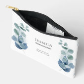 Eukalyptus Greenery Wedding Custom Brautparty Zubehörtasche (Offen)