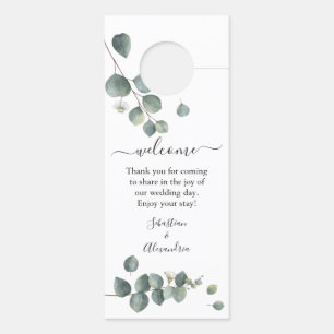 Eukalyptus Greenery Wedding Door Hanger Türanhänger