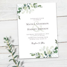 Eukalyptus Greenery Wedding