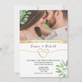 Eukalyptus Greenery Wedding Einladung (Vorderseite)