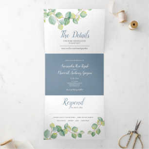 Eukalyptus Greenery Wedding Einladungen
