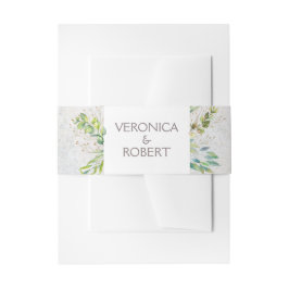 Eukalyptus Greenery Wedding Einladungsbanderole