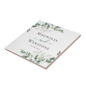 Eukalyptus Greenery Wedding Fliese (Seite)