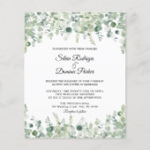 Eukalyptus Greenery Wedding Flyer (Vorderseite)