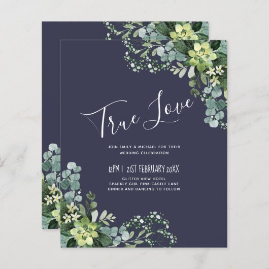 Eukalyptus Greenery Wedding Foliage (Vorne/Hinten)