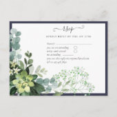 Eukalyptus Greenery Wedding Foliage Postca Postkarte (Vorderseite)
