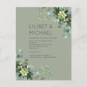 Eukalyptus Greenery Wedding Foliage Postkarte (Vorderseite)