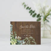 Eukalyptus Greenery Wedding Foliage Postkarte (Stehend Vorderseite)