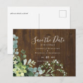 Eukalyptus Greenery Wedding Foliage Postkarte (Vorne/Hinten)
