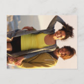 Eukalyptus Greenery Wedding Foto Einladungspostkarte (Rückseite)