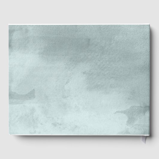 Eukalyptus Greenery Wedding Gästebuch (Rückseite)