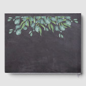 Eukalyptus Greenery Wedding Gästebuch (Rückseite)