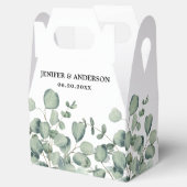 Eukalyptus Greenery Wedding Geschenkschachtel (Geöffnet)