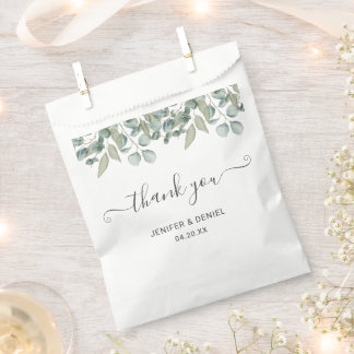 Eukalyptus Greenery Wedding Geschenktütchen