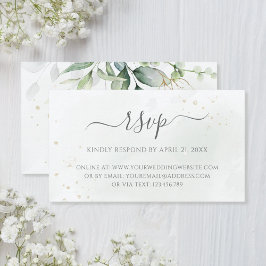 Eukalyptus Greenery Wedding Online UAWG Begleitkarte