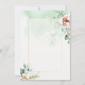 Eukalyptus Greenery Wedding Save the Date (Rückseite)