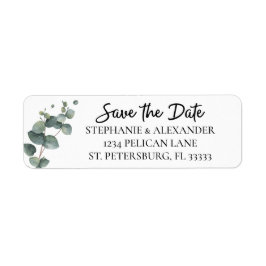 Eukalyptus Greenery Wedding Save the Date