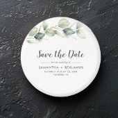 Eukalyptus Greenery Wedding Save the Date Magnet