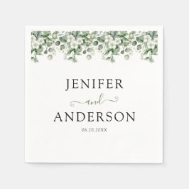 Eukalyptus Greenery Wedding Serviette