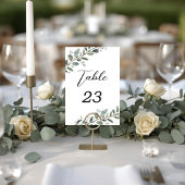 Eukalyptus Greenery Wedding Tischnummern